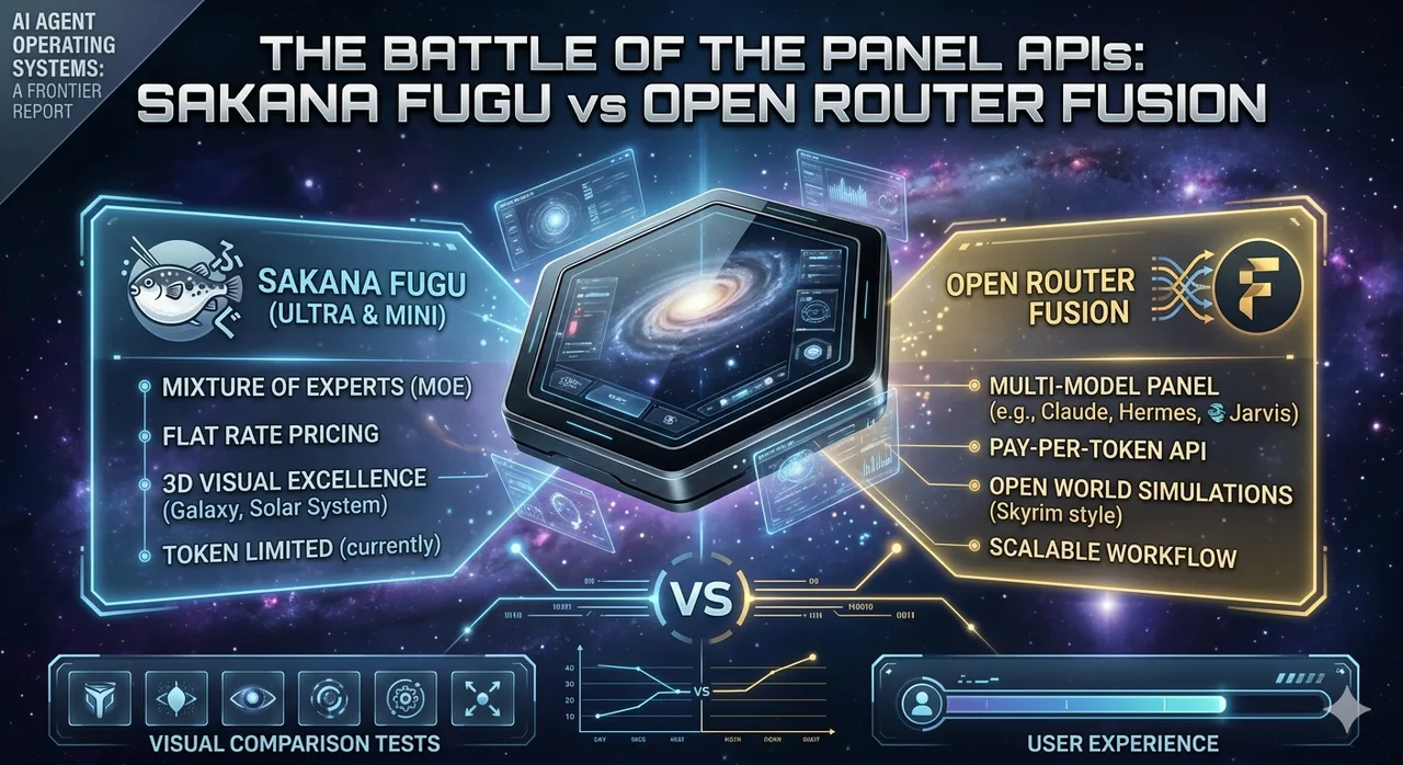 Sakana Fugu vs OpenRouter Fusion — AI agent operating systems comparison